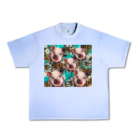 Grape Ice western cowhide sunflower baby pig Urban Heavy Tee - BarkalooDesign