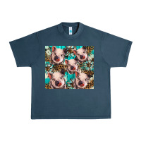 Midnight Navy western cowhide sunflower baby pig Urban Heavy Tee - BarkalooDesign