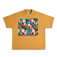 Peanut Butter western cowhide sunflower baby pig Urban Heavy Tee - BarkalooDesign