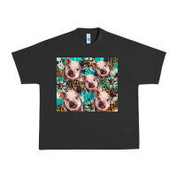 Pigment Black western cowhide sunflower baby pig Urban Heavy Tee - BarkalooDesign