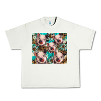 Pistachio western cowhide sunflower baby pig Urban Heavy Tee - BarkalooDesign