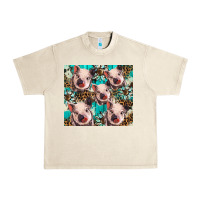 Sandshell western cowhide sunflower baby pig Urban Heavy Tee - BarkalooDesign