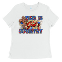 White this is god's country Ladies Tee - Zillion Design Studio