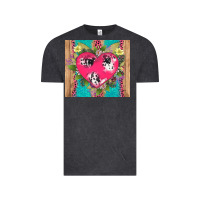 Vintage Black v.d cow and heart Vintage Tee - AdoDesignShop