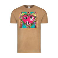 Vintage Camel v.d cow and heart Vintage Tee - AdoDesignShop