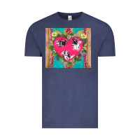 Vintage Denim v.d cow and heart Vintage Tee - AdoDesignShop