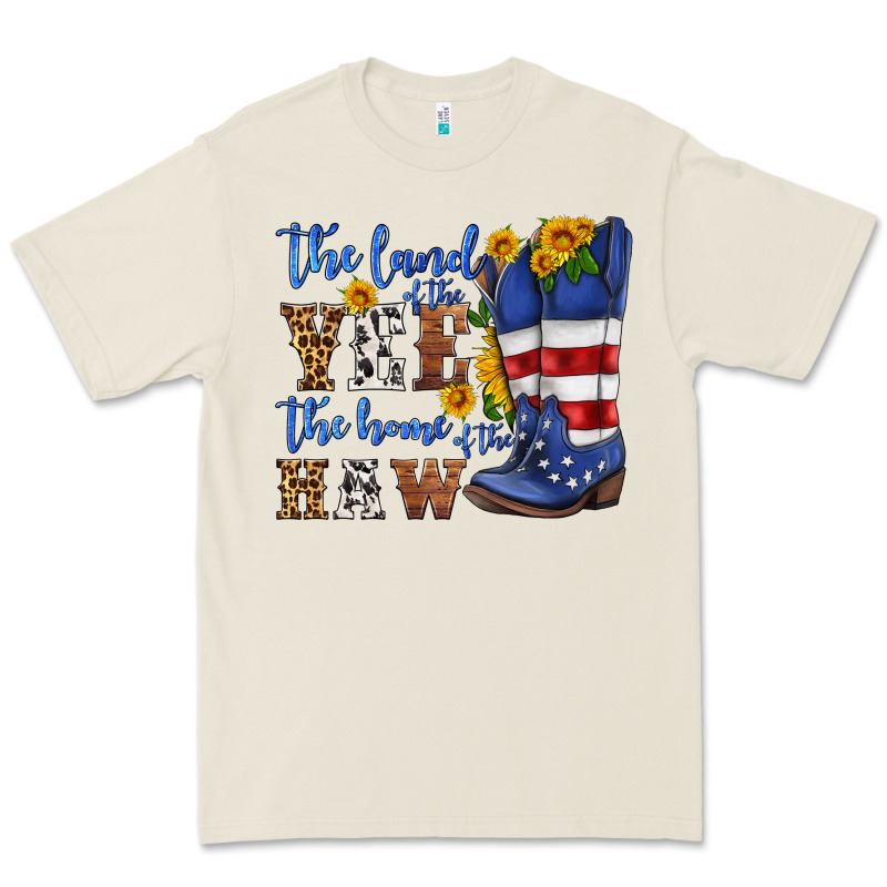 The Land Of The Yee The Home Of The Haw Premium Tee by HRA Design Shop | Teevron