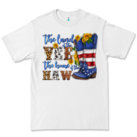White the land of the yee the home of the haw Premium Tee - HRA Design Shop