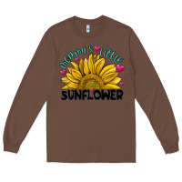 Chestnut mommy' s little sunflower Long Sleeve Tee - MaliasSmallBusiness