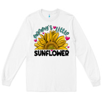 White mommy' s little sunflower Long Sleeve Tee - MaliasSmallBusiness