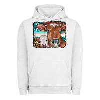 Pigment Lunar Rock Cows Serape Leopard Gemstone Urban Hoodie - CowCowDesign