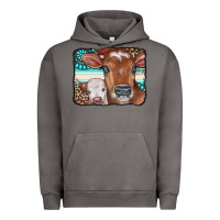 Pigment Tornado Cows Serape Leopard Gemstone Urban Hoodie - CowCowDesign