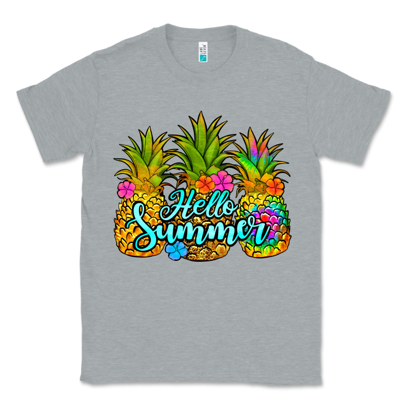 Hello Summer Pineapple Classic Tee by Jasminsmagicworld | Teevron