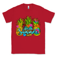 Red hello summer pineapple Classic Tee - Jasminsmagicworld