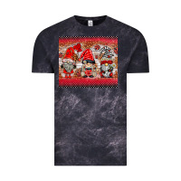 Cloud Black ladybug gnomies Vintage Tee - BarkalooDesign