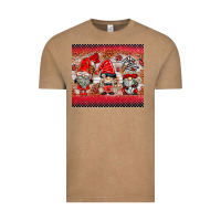Vintage Coffee ladybug gnomies Vintage Tee - BarkalooDesign