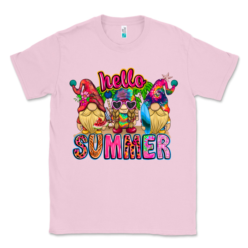 Hello Summer Gnome Classic Tee by CowhideDigitalArt | Teevron