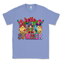 Colony Blue Hello summer Gnome Classic Tee - CowhideDigitalArt