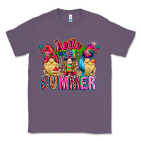 Lavender Hello summer Gnome Classic Tee - CowhideDigitalArt