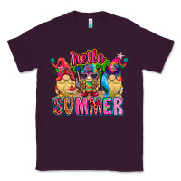 Plum Hello summer Gnome Classic Tee - CowhideDigitalArt