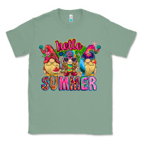 Sage Hello summer Gnome Classic Tee - CowhideDigitalArt