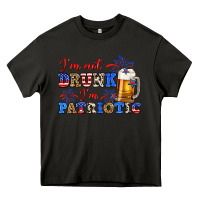 Asphalt i'm not drunk i'm patriotic zillion Heavy Core Tee - Zillion Design Studio
