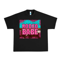Black rodeo babe cowhide leopard turquoise Urban Heavy Tee - BarkalooDesign