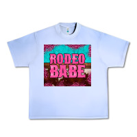 Grape Ice rodeo babe cowhide leopard turquoise Urban Heavy Tee - BarkalooDesign