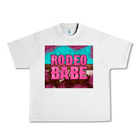 Lunar Rock rodeo babe cowhide leopard turquoise Urban Heavy Tee - BarkalooDesign
