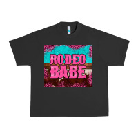 Pigment Black rodeo babe cowhide leopard turquoise Urban Heavy Tee - BarkalooDesign
