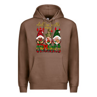 Chestnut Chillin' with my gnomes Premium Hoodie - NancyCooperArtShop
