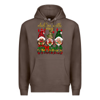 Coffee Chillin' with my gnomes Premium Hoodie - NancyCooperArtShop