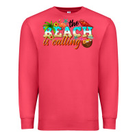 Cardinal the beach is calling Premium Sweatshirt - NancyCooperArtShop