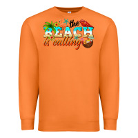 Carrot the beach is calling Premium Sweatshirt - NancyCooperArtShop