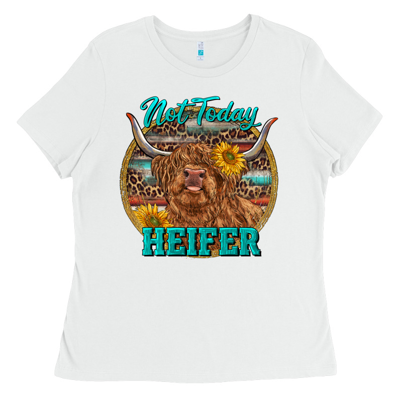Highland Heifer Western Ladies Tee by RanaPortraitStore | Teevron