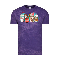 Cloud Purple baseball coffee cups Vintage Tee - Jasminsmagicworld