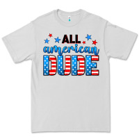 Dove Grey All American dude Premium Tee - Neo Western
