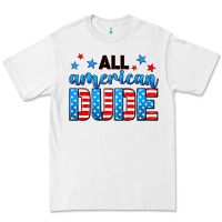 White All American dude Premium Tee - Neo Western