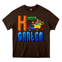 Chocolate Brown kindergarten Heavy Core Tee - RanaPortraitStore