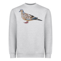 Heather Grey American Dove Heavyweight Sweatshirt - LillyAllenDesigns