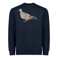 Navy American Dove Heavyweight Sweatshirt - LillyAllenDesigns