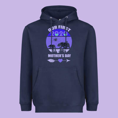 Our First Baby Mama Mother S Day Heavyweight Hoodie Designed By Bettercallsaul