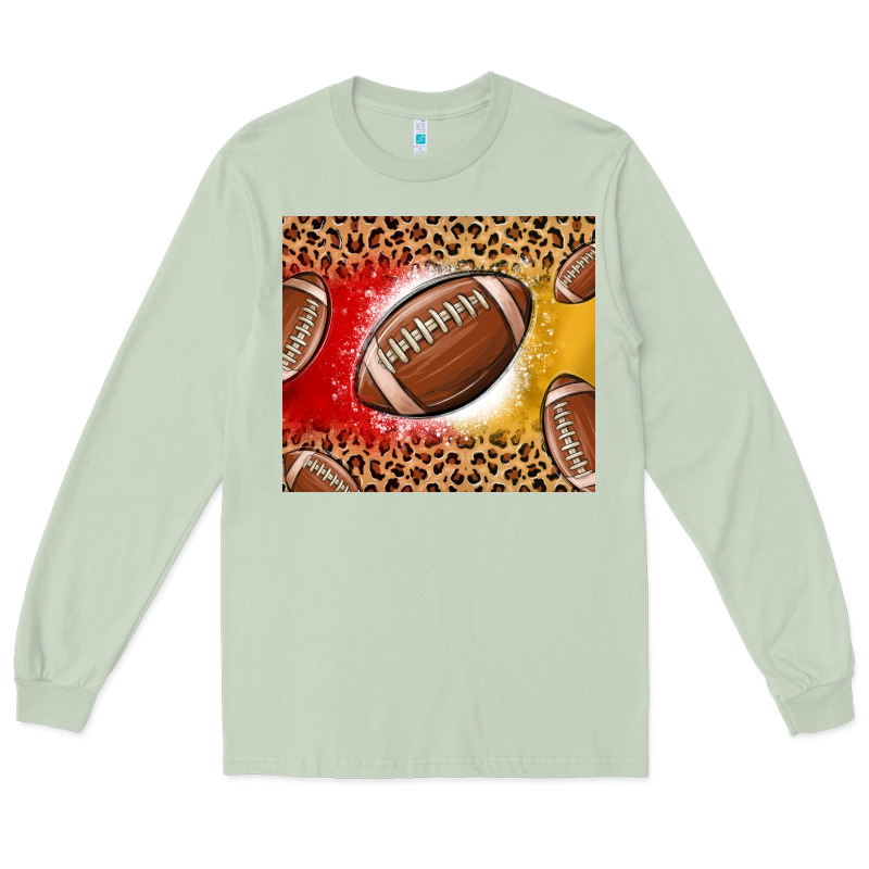 Team Color Red And Gold Football Long Sleeve Tee by MaliasSmallBusiness | Teevron
