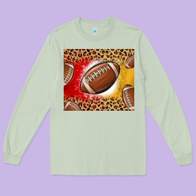 Team Color Red And Gold Football Long Sleeve Tee Designed By Maliassmallbusiness