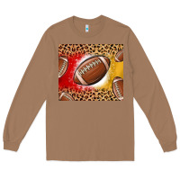 Toasted Coconut team color red and gold football Long Sleeve Tee - MaliasSmallBusiness