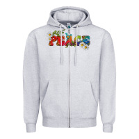 Heather Grey Lgbtq Peace With Daisy Zipper Hoodie - BundleAndBundleShop
