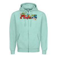 Seafoam Lgbtq Peace With Daisy Zipper Hoodie - BundleAndBundleShop
