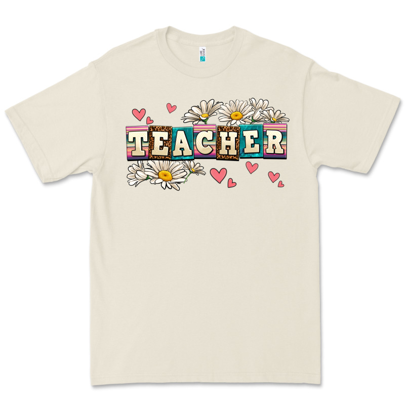 Daisy Teacher Premium Tee by AdoDesignShop | Teevron