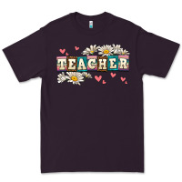 Plum daisy teacher Premium Tee - AdoDesignShop