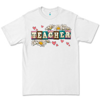 White daisy teacher Premium Tee - AdoDesignShop